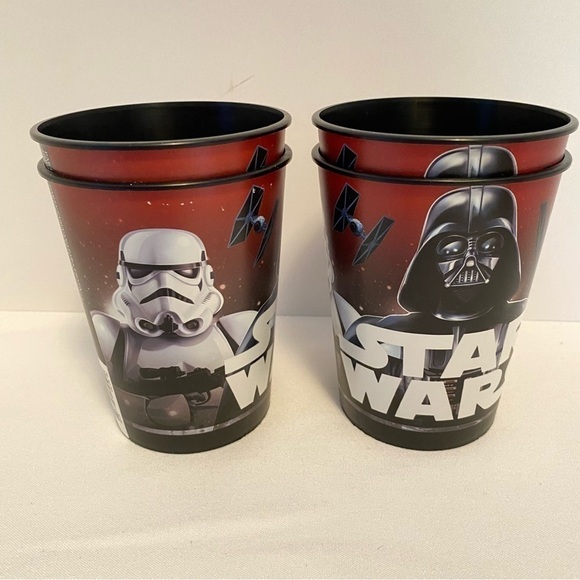 Star Wars Darth Vader/ Storm Trooper/ The Last Jedi/ The Force Awakens 8 Cup Set - Picture 10 of 11